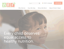 Tablet Screenshot of herbalifefamilyfoundation.org